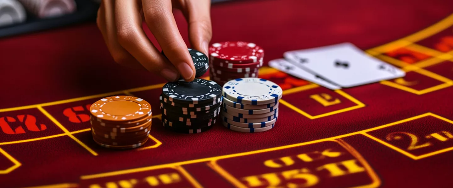 blackjack table